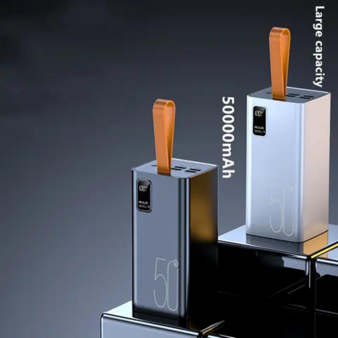 Super high Capacity powerbank 50000mah Power Bank Mobile Phone Charger Power Supply Double USB Output power bank 50000mah