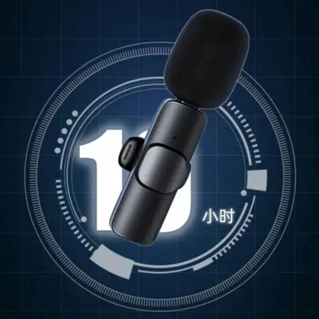 Dual wireless microphone for type C and iphone 2 in 1 Plug and play  lapel microphone wireless dual microphone type-c with ios, micro adapter