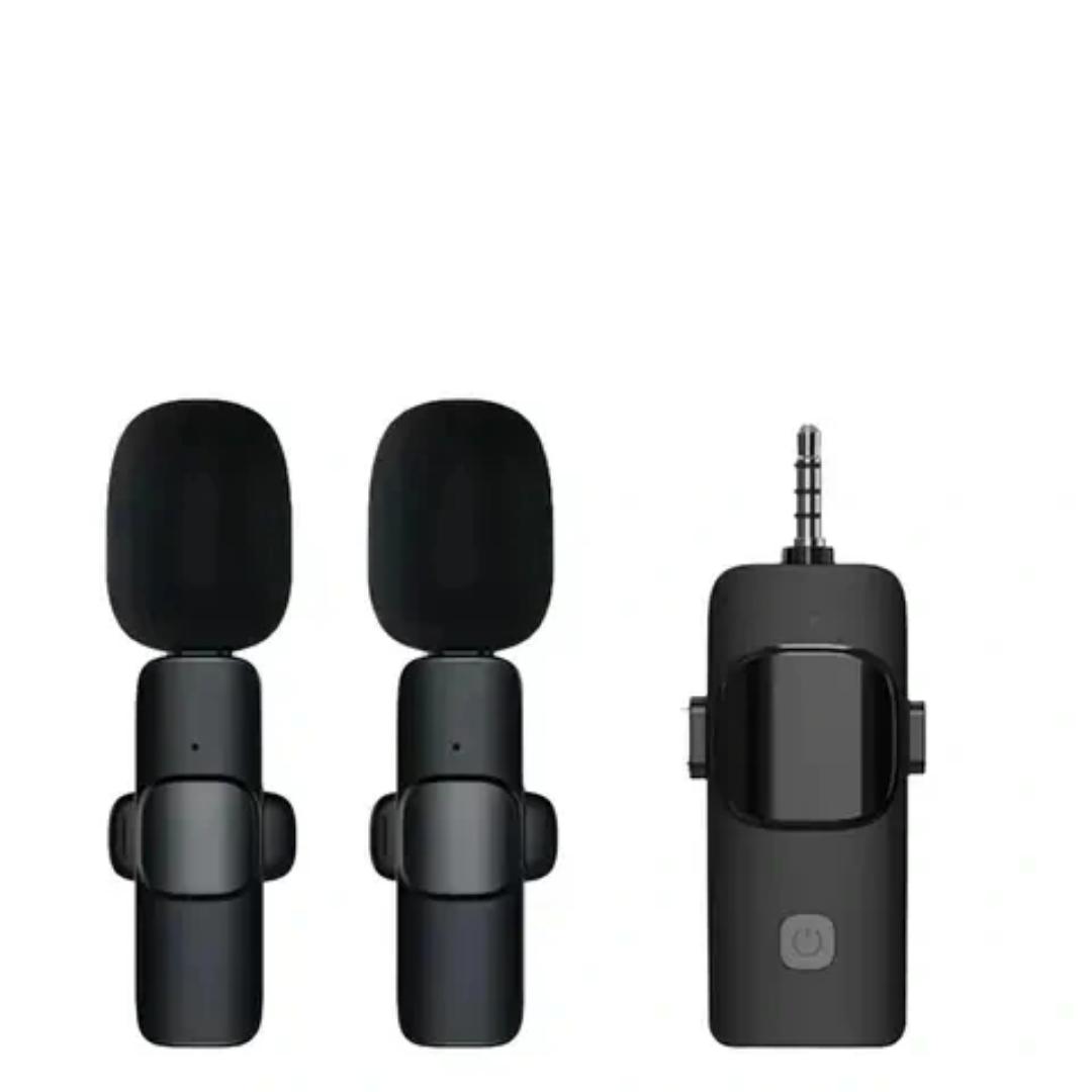 3 in 1 Wireless Microphone for iPhone, Camera, Android, iPad, Mini Microphone, USB C Microphone, iPhone Mic, 2.4G Ultra-Low Delay, Microphone for Video Recording/Vlog/TikTok/YouTube/Interview
