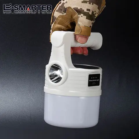 Rechargeable Solar Emergency Light portable solar camping light Recheargable lantern for outdoor and home with  handle