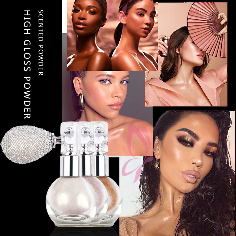 Highlight spray brightening glitter powder body fragrance powder highlight spray body fragrance powder spray glitter powder