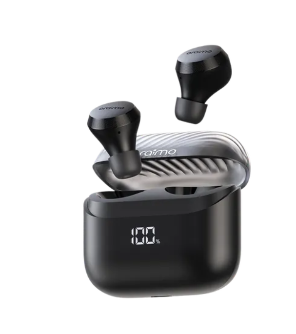 oraimo AirBuds 4 ENC True Wireless Earbuds with 38 hours playtime, IPX4 Waterproof & Sweatproof & powerful deeper bass