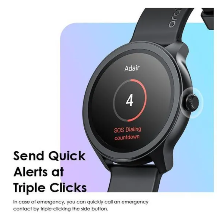 oraimo Watch 2R 1.39" TFT IP68 Smart Watch with  Bluetooth Call 7 Days Battery Life, 24 hour health monitoring and 1 year Warranty