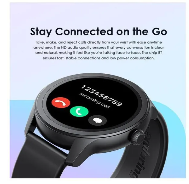 oraimo Watch 2R 1.39" TFT IP68 Smart Watch with  Bluetooth Call 7 Days Battery Life, 24 hour health monitoring and 1 year Warranty