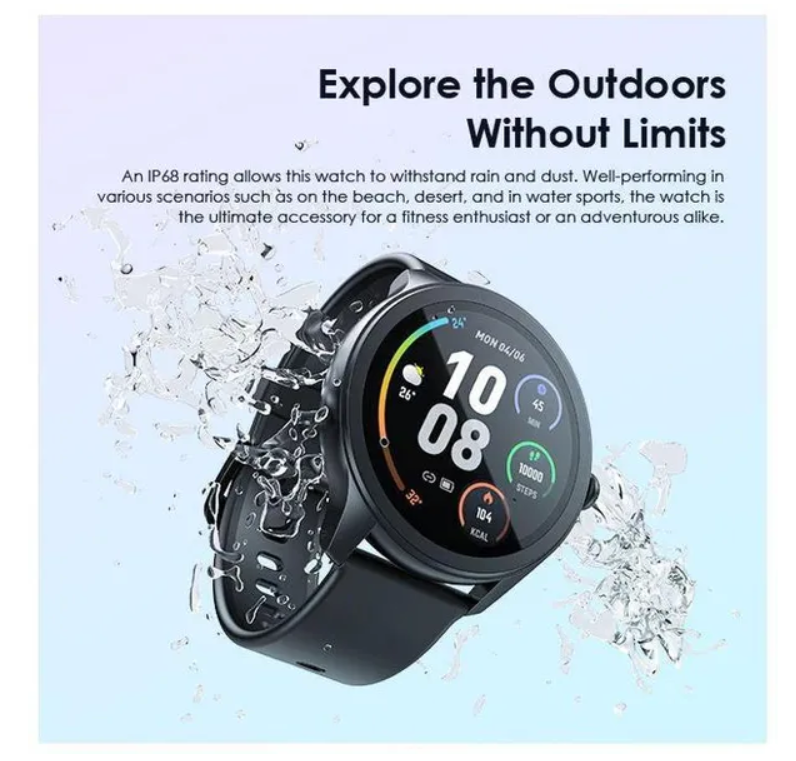 oraimo Watch 2R 1.39" TFT IP68 Smart Watch with  Bluetooth Call 7 Days Battery Life, 24 hour health monitoring and 1 year Warranty