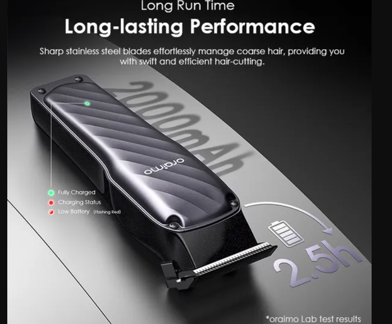 oraimo SmartClipper 2C Professional Hair Clipper Shaving machine Hair Trimmer