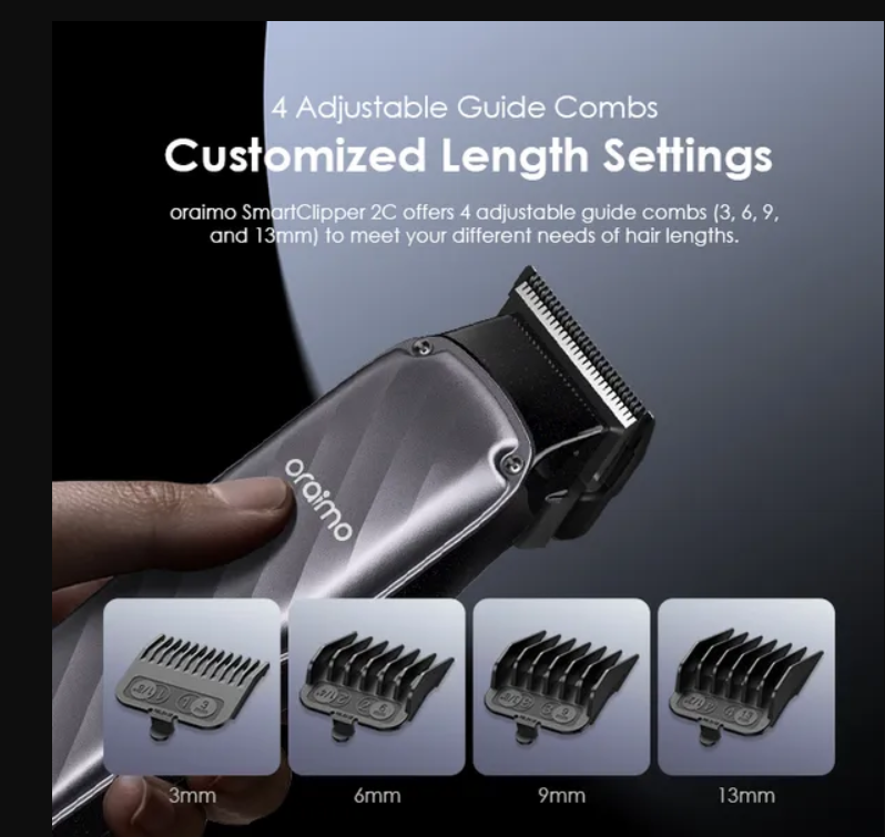 oraimo SmartClipper 2C Professional Hair Clipper Shaving machine Hair Trimmer