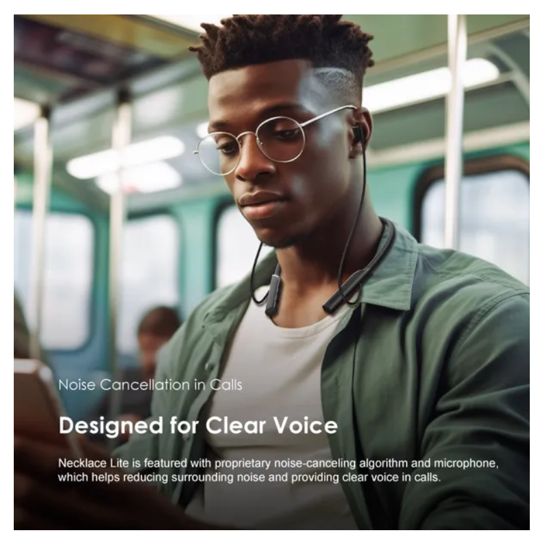 oraimo Necklace Lite Call Vibration Wireless Headphones