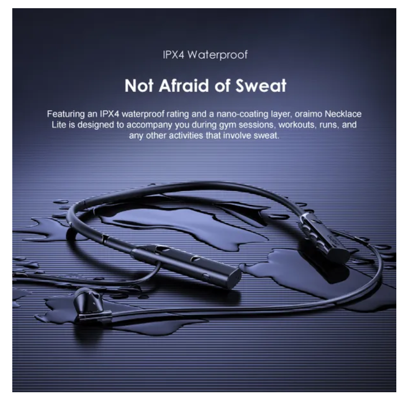 oraimo Necklace Lite Call Vibration Wireless Headphones