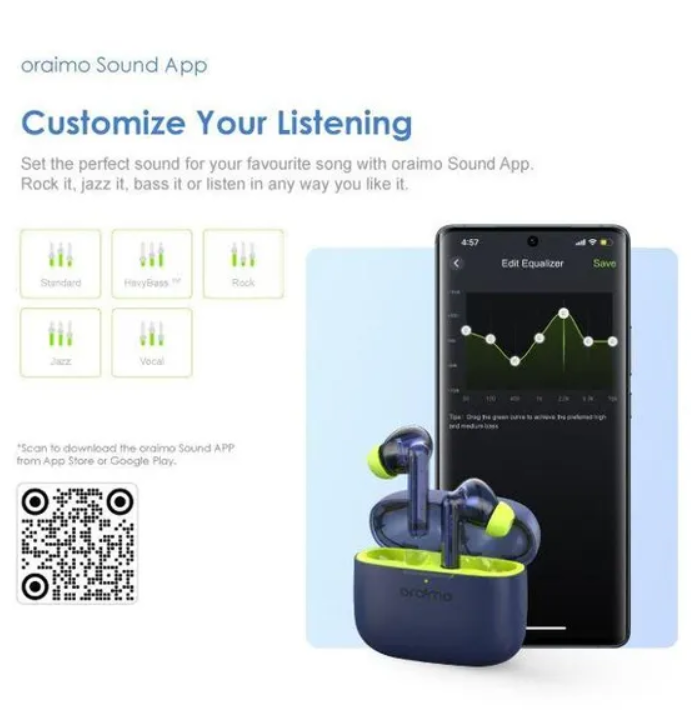 oraimo FreePods Lite ENC True Wireless Earbuds/ bluetooth earphones