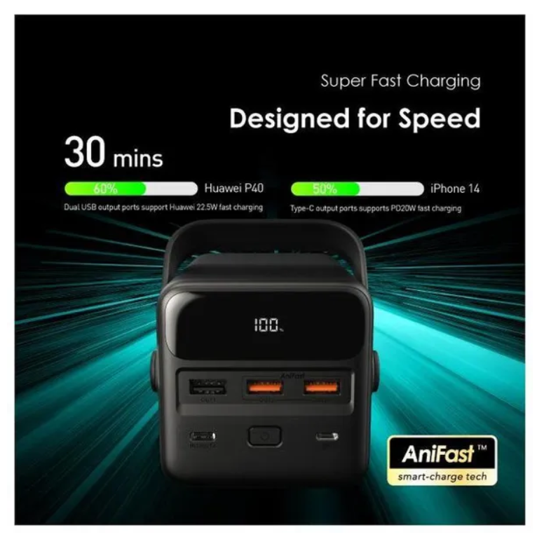 oraimo 50000mAh PowerBox 500 22.5W Power Bank