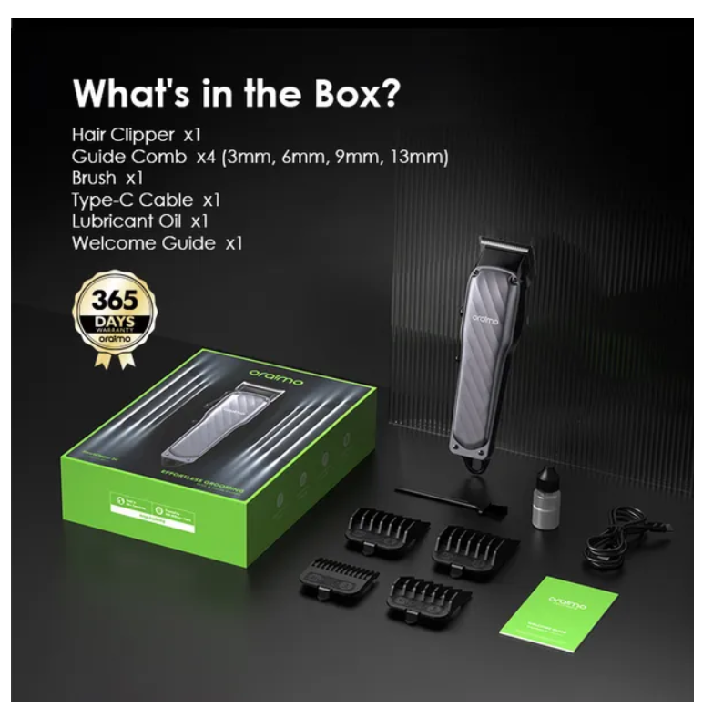 oraimo SmartClipper 2C Professional Hair Clipper