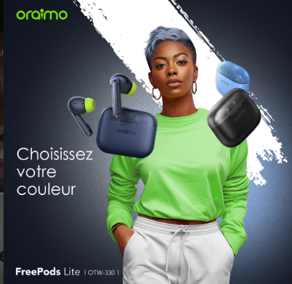 oraimo FreePods Lite ENC True Wireless Earbuds/ bluetooth earphones