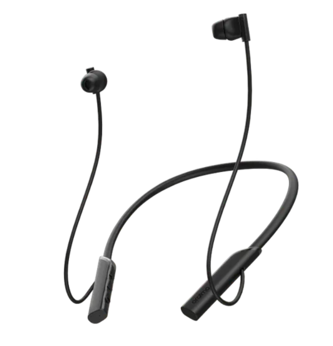 oraimo Necklace Lite Call Vibration Wireless Headphones with 30Hr Playtime (Lights On), Dual-device Connectivity & Noise Cancellation in Calls