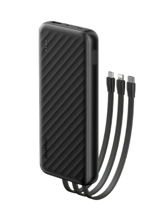 oraimo Slice Link 10000mAh 12W Power Bank with 4 outputs & is widely Compatible