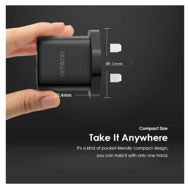 oraimo Compact 2A USB  Fast charger (Firefly 3 10W Wall Charger Kit )