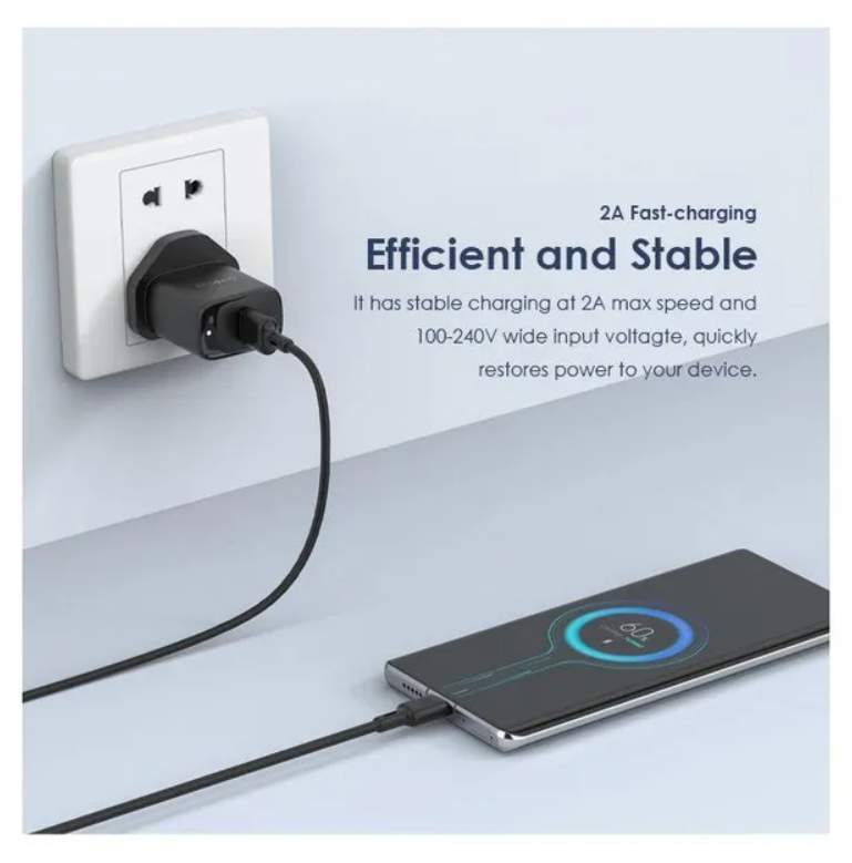 oraimo Compact 2A USB  Fast charger (Firefly 3 10W Wall Charger Kit )