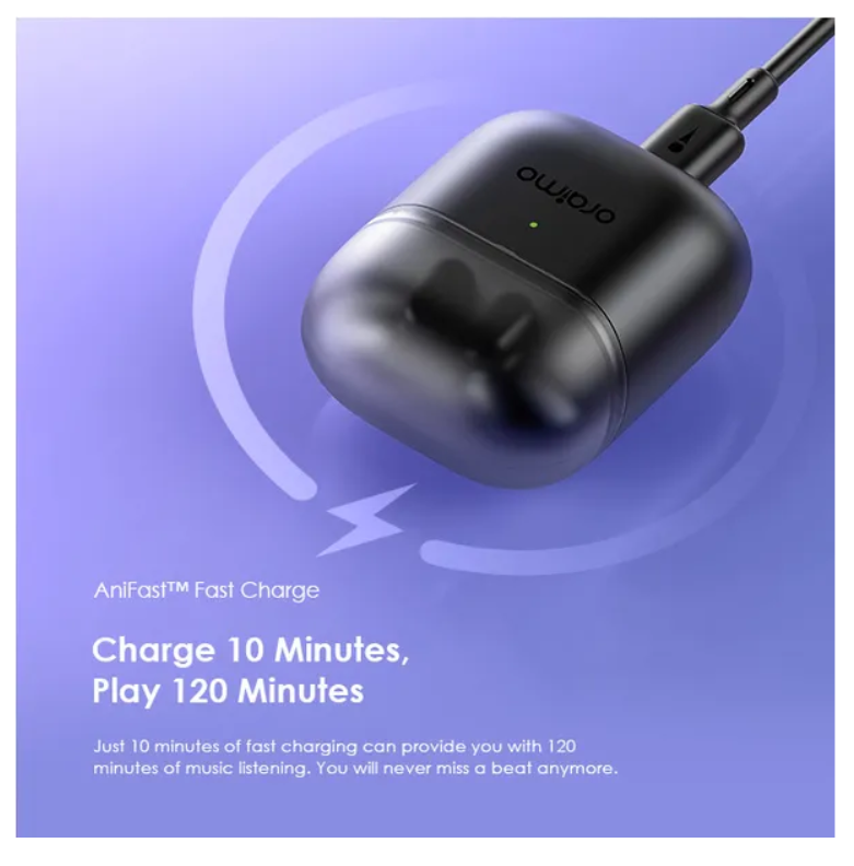 oraimo FreePods Neo ENC 50-hr Long Playtime, Sound360 Spatial Audio True Wireless Bluetooth  Earbuds