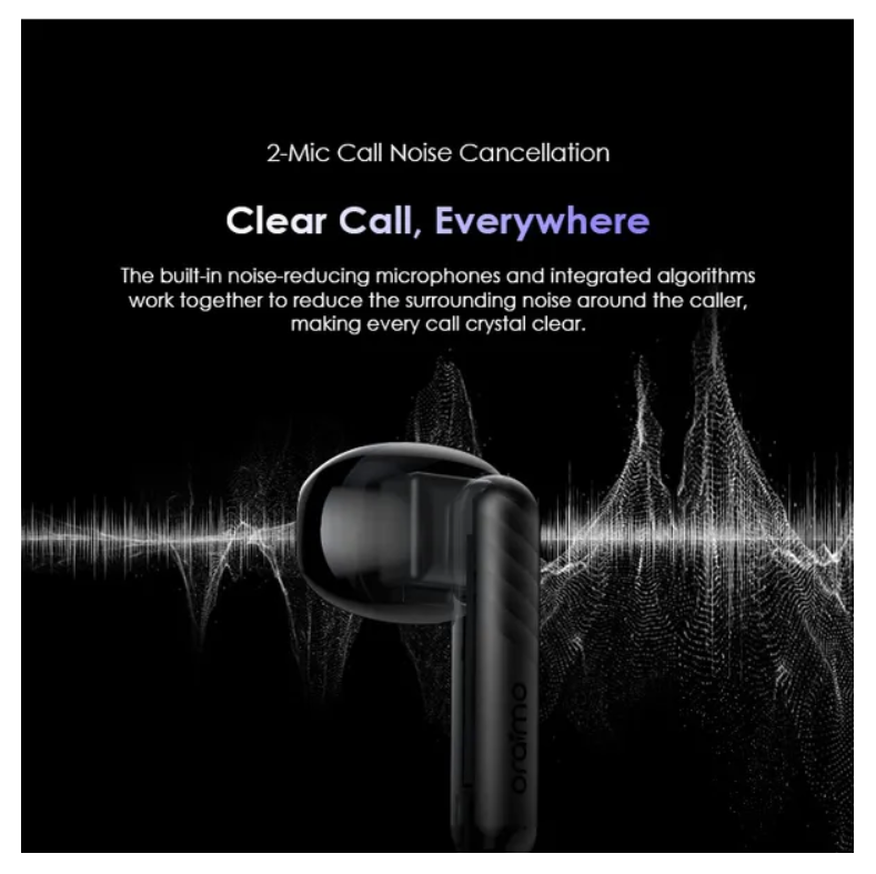 oraimo FreePods Neo ENC 50-hr Long Playtime, Sound360 Spatial Audio True Wireless Bluetooth  Earbuds