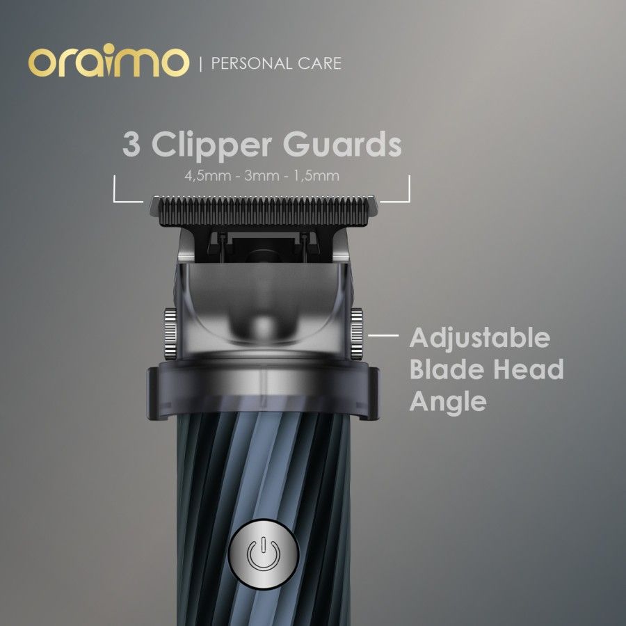 Oraimo Smart Trimmer 2 Pro OTR-280 Hair Clipper Shaver Grooming Haircut Professional Adjustable Blade 2 Speed Control Metal Case