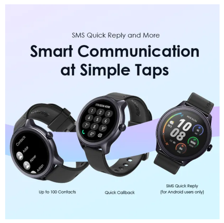 oraimo Watch 2R 1.39" TFT IP68  with Bluetooth Call 7 Days Battery Life ,24-hour Health Monitoring Smart Watch