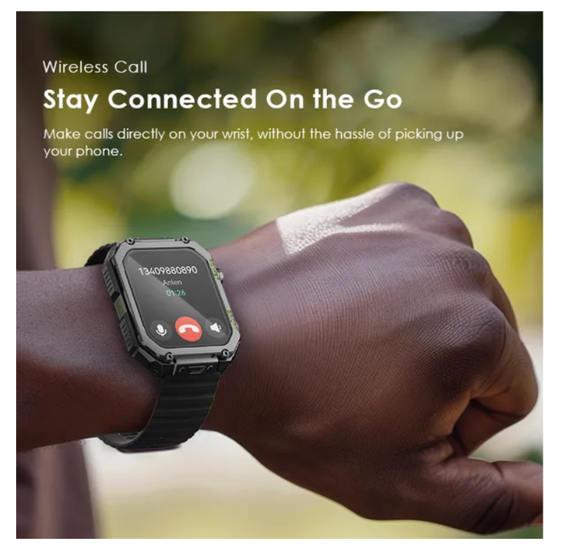 oraimo Watch Nova V 2.01" HD Video Watch Faces with tampered glass & Built-in Music Player Smart Watch