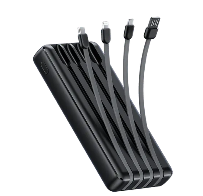 oraimo Traveler Link 20,  4 Built-in Charging &Recharging Cables LED Torch 20000mAh 12W -2.4 fast charging Power Bank