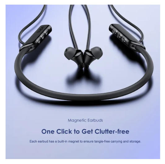 oraimo Necklace Lite Call Vibration, noise reduction & 30 hr playtime Wireless Headphones