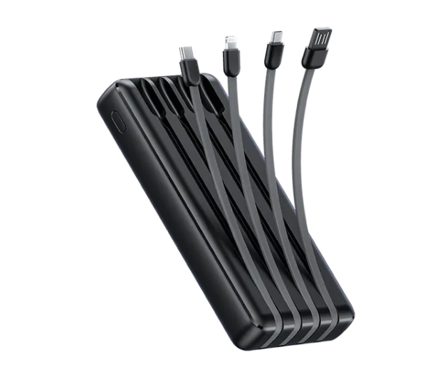 oraimo Traveler Link 20 20000mAh  4 Built-in Charging&Recharging Cables 2.4A Max Fast Charging 12W Power Bank