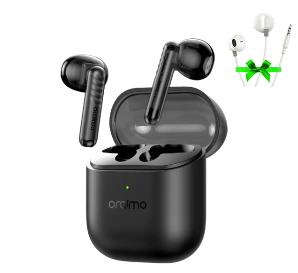 oraimo FreePods Neo Half In-Ear True Wireless Earbuds + FREE EARPHONE = Bluetooth Earphones earpods