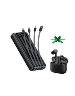 oraimo Traveler Link 20 20000mAh 12W Power Bank and oraimo FreePods Lite ENC True Wireless Earbuds