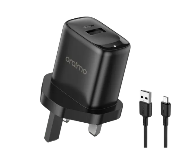 oraimo Traveler Link 20, 4 Built-in Charging &Recharging Cables LED Torch 20000mAh 12W -2.4 fast charging Power Bank with a gift.