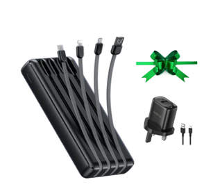 oraimo Traveler Link 20, 4 Built-in Charging &Recharging Cables LED Torch 20000mAh 12W -2.4 fast charging Power Bank with a gift.