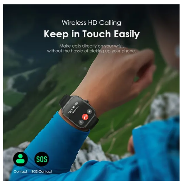 oraimo Watch Nova AM 2.01" AMOLED Screen Curved Cover Smart Watch