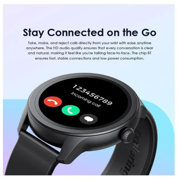 oraimo Watch 2R 1.39" TFT IP68 Smart Watch & 10000mAh 12W Power Bank Combo