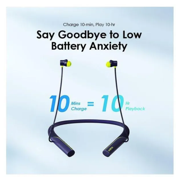 oraimo Necklace Pro ANC Wireless Headphones, 50-hr Long Playtime
45dB ANC Noise Cancellation HavyBass ™ Boost Mode & Crystal Clear Call