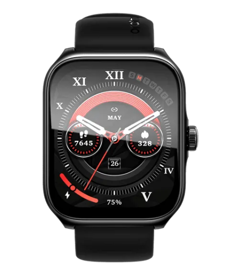 Oraimo Watch Nova AM 2.01" AMOLED Screen Curved Cover  IP68 Dust & Water Resistance* with 24 Days of Use, 60 Days on Standby Smart Watch