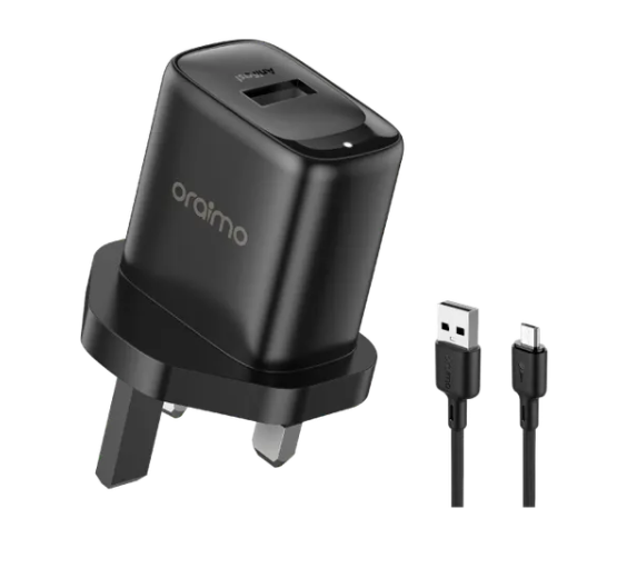 oraimo Firefly 3 2A Fast-charging,Efficient and Stable 10W USB Wall Charger Kit