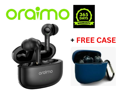 Oraimo FreePods 3C ENC True Wireless Earbuds 36-Hr Long Playtime  4-mic ENC HD Voice in Calls Bluetooth Earphones  Earpods