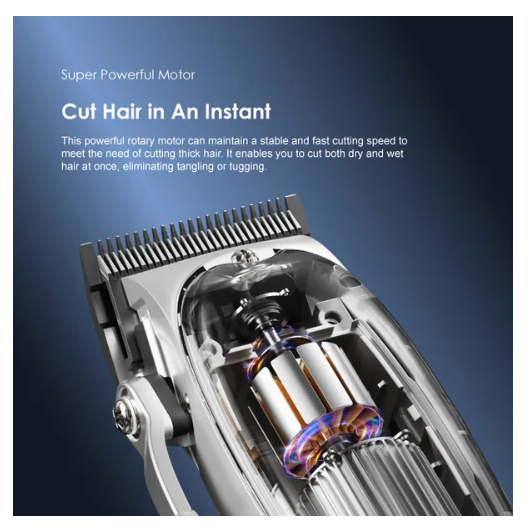 oraimo Smart Clipper Pro Professional Hair Clipper|Self-sharpening and Adjustable Blades|Super Powerful Motor |240-minute Runtime