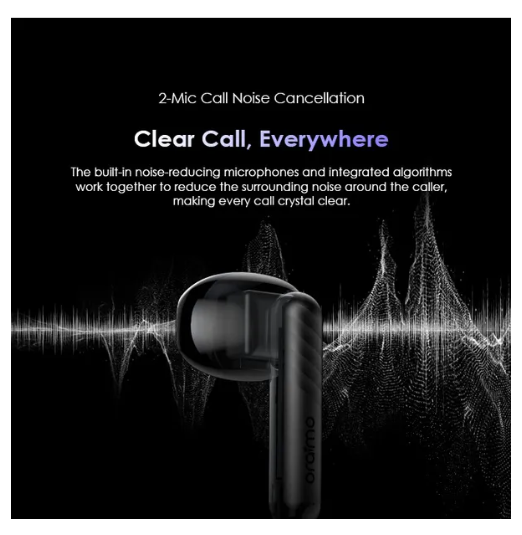 oraimo FreePods Neo Half In Ear  50-hr Long PlaytimeTrue Wireless Earbuds Plus a gift of  10.5 w car charger