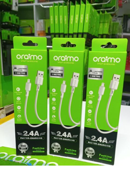 oraimo Iphone Duraline 2 Lightning 1M 2.4A Cable