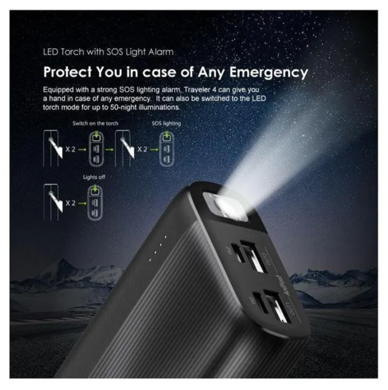 {OFFER} Oraimo 20000mAh Powerbank Fast Charging LED Power Bank Say Goodbye to Battery Anxiety