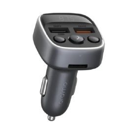 OFFER ! Oraimo Boulevard Modulator 18W BT Supporting  3 Ways of Music Playing Dual USB Output Voltage Digital Display Car Charger plus a gift of 32 gb Hp Flashdrive