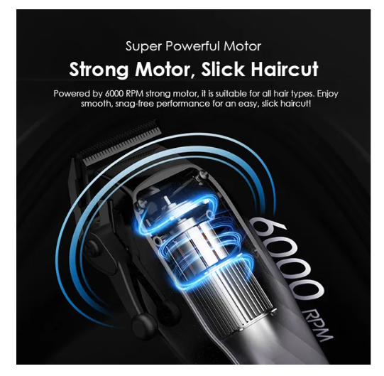 OFFER !! Oraimo SmartClipper 2C  Professional Hair Clipper with 2.5 hrs Runtime &Precise Blades for All Hair Types  plus a GIFT of a Wall Charger