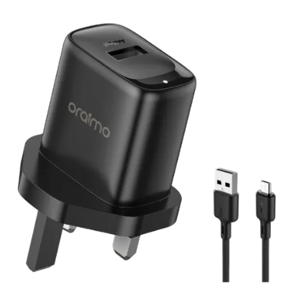 oraimo PowerHub C 3250W Ultra powerful smart identification multi protection  2M 4-AC 3-USB Power Strip EXtention cable with a Gift of USB charger