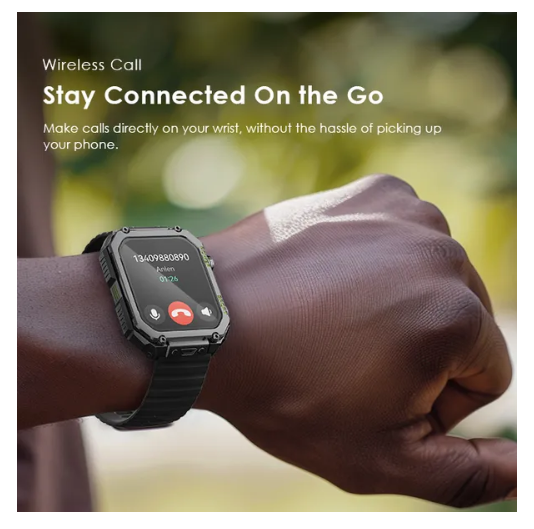 Oraimo Watch Nova V 2.01" HD Video Watch Faces  Wireless HD Calling 1ATM Waterproof Integrated Music Player  Camera Remote, Preview Sync Smart Watch Plus a GIFT of Oraimo Deeper Bass Earphones