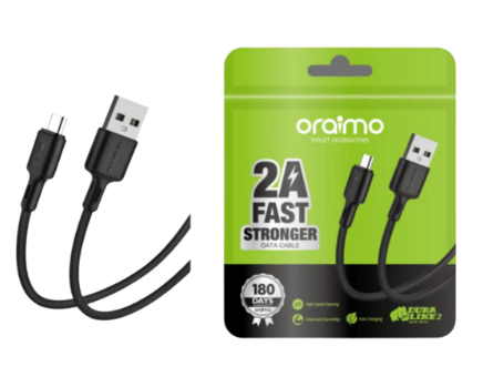 Oraimo Original Android Micro USB 1M 2A Fast Charging & Normal Tybe B Data Cable