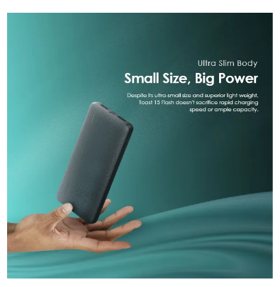 oraimo Toast 15 Flash 10000mAh Fast Charging Power Bank + FREE 3 IN ONE Charging Cable