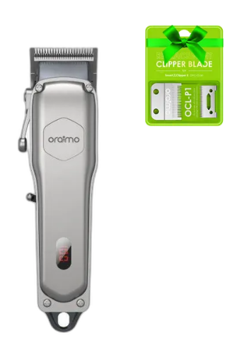 Oraimo Smart Clipper 2 Professional Hair Clipper 2.5 hrs Runtime Precise Blades for All Hair Types LED Screen Display with a GIFT of Clipper Blade for Smart Clipper OPC-CL30